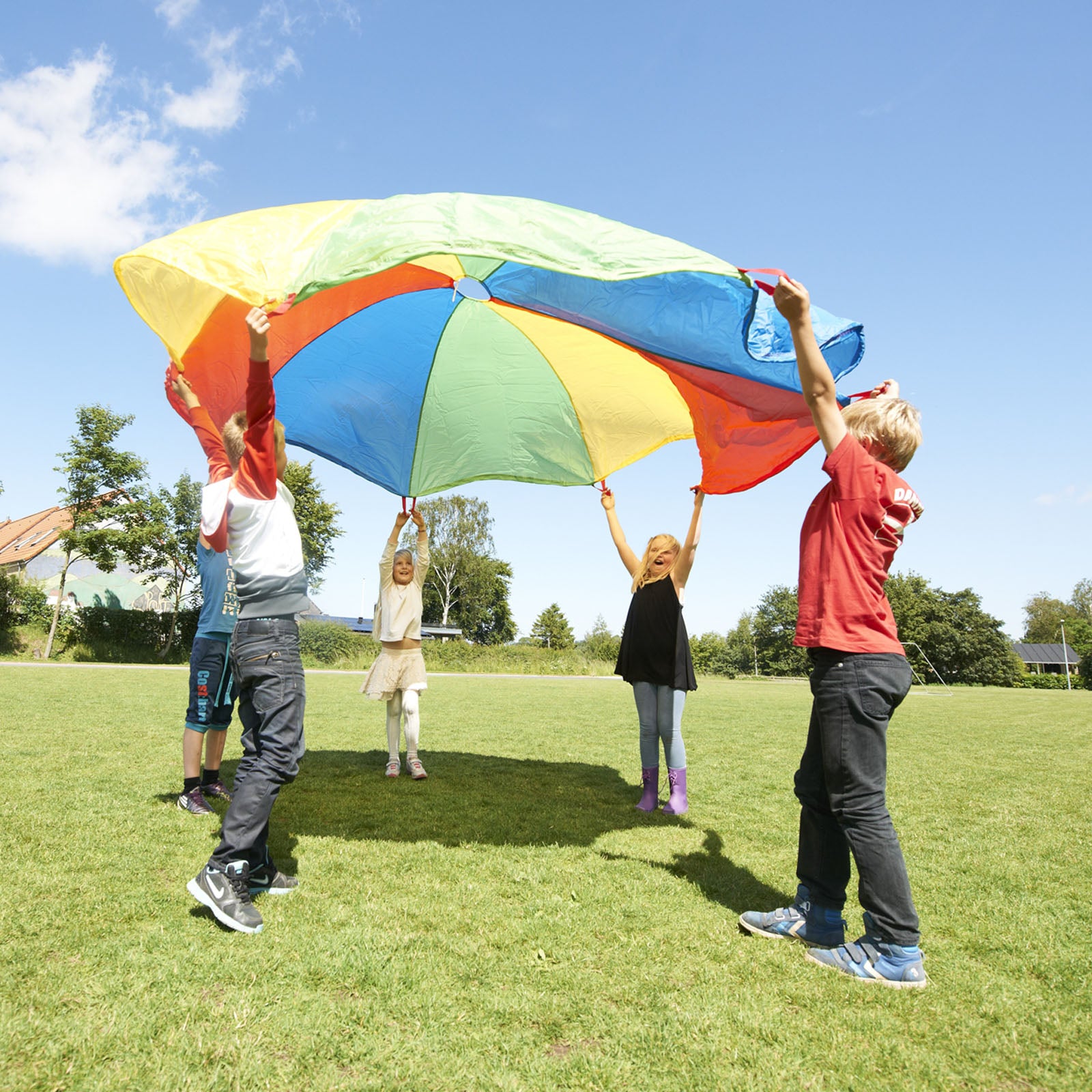 Alternative view of GONGE 12' Multi-Size Outdoor Play Parachute for Kids