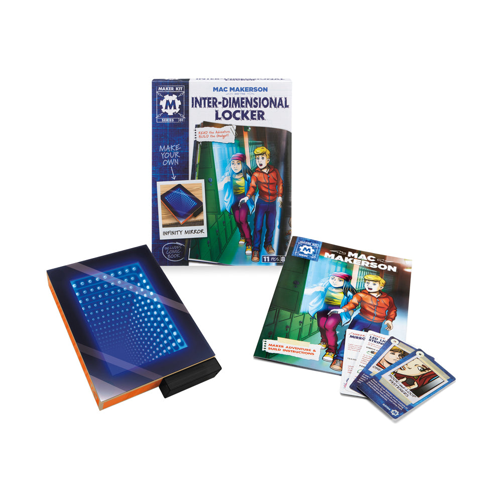 Alternative view of SmartLab Toys Mac Makerson and the Inter-Dimensional Locker Science Kit