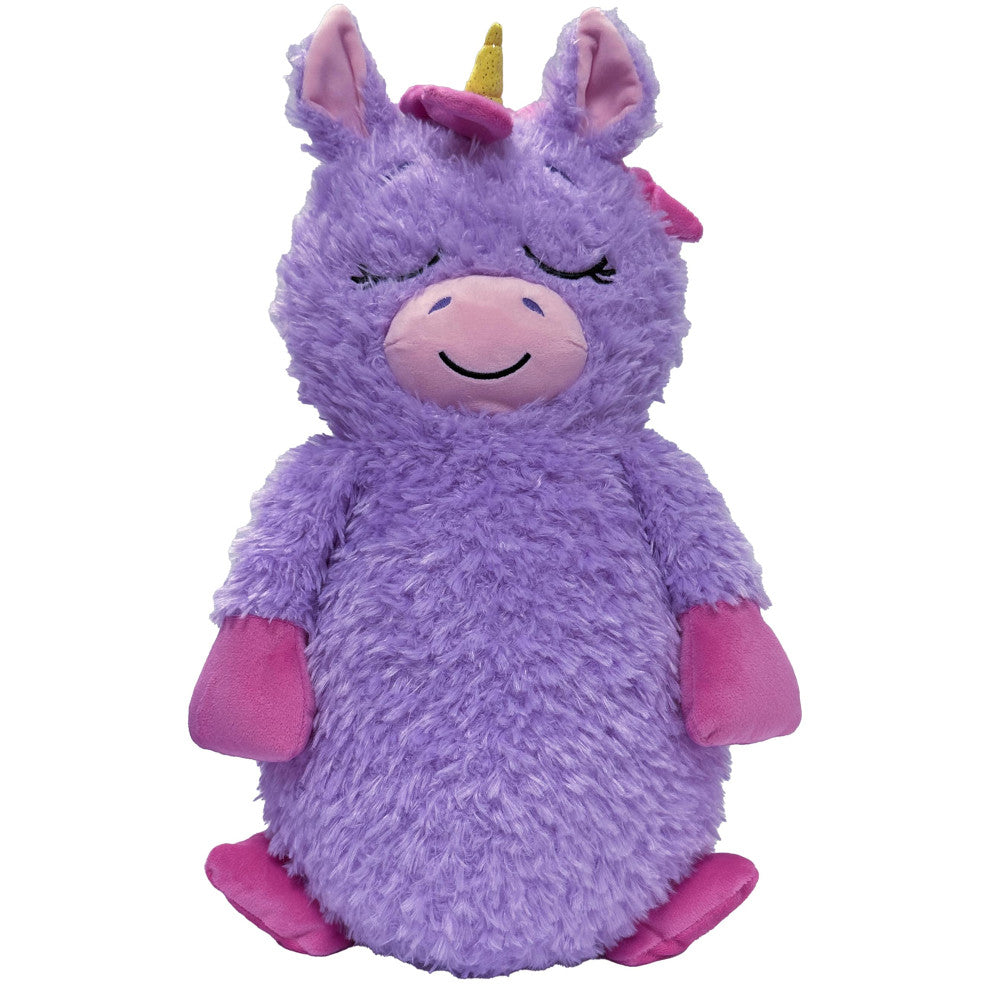 Alternative view of Happy Nappers Adorable Storables 15" Unicorn Plush - Purple & Pink