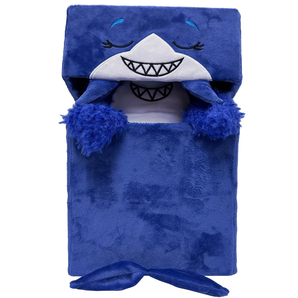 Alternative view of Happy Nappers Adorable Storables 15-inch Plush Shark - Blue & White
