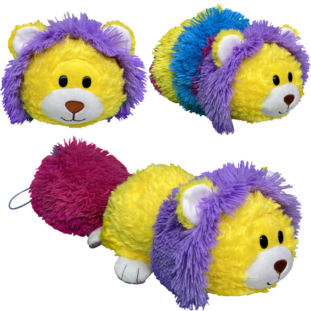 FlipaZoo Magic Tails 2-in-1 Plush - White Unicorn to Yellow Lion - Image 3