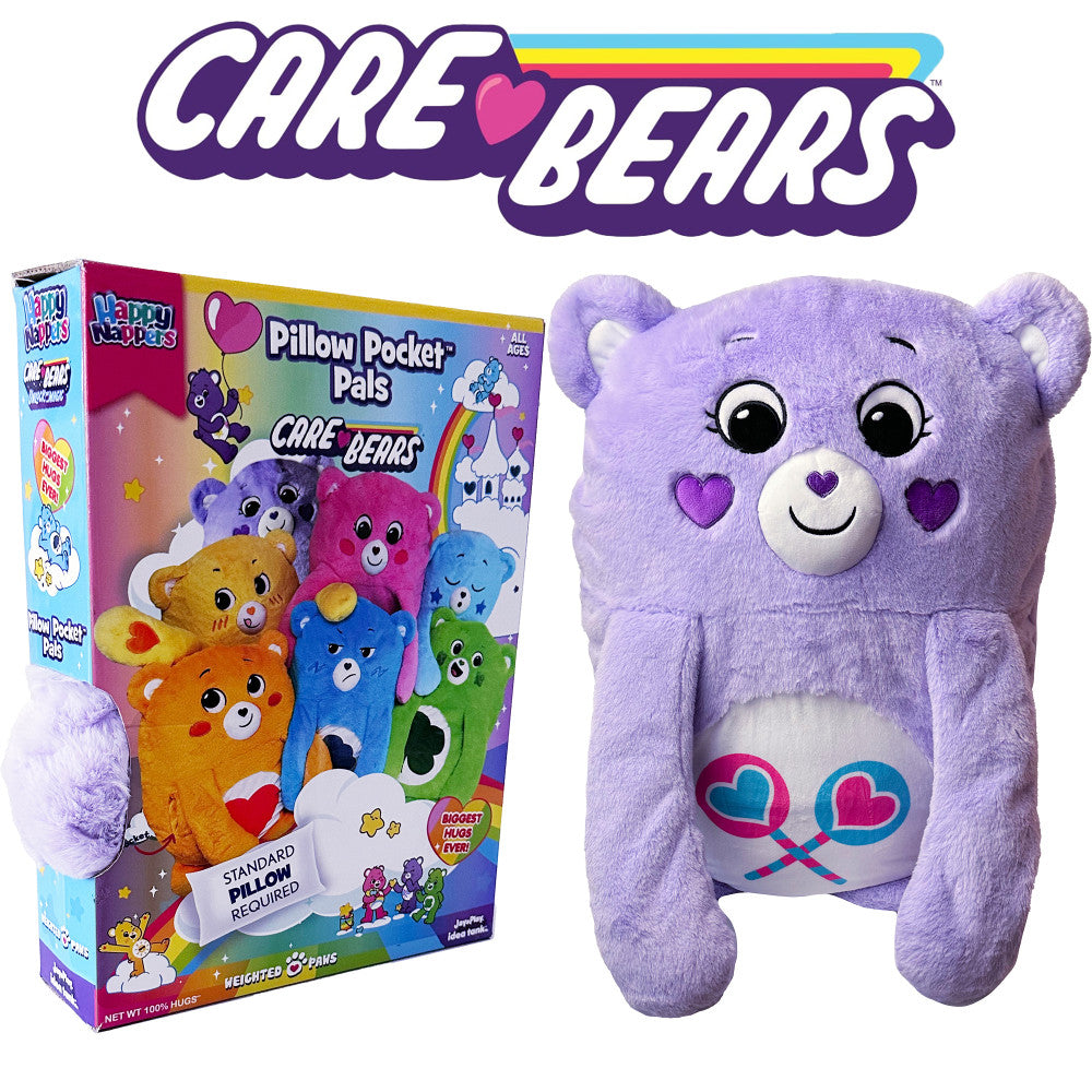 Care Bears Happy Nappers Share Bear Plush Pillow Pocket Pal - Image 6