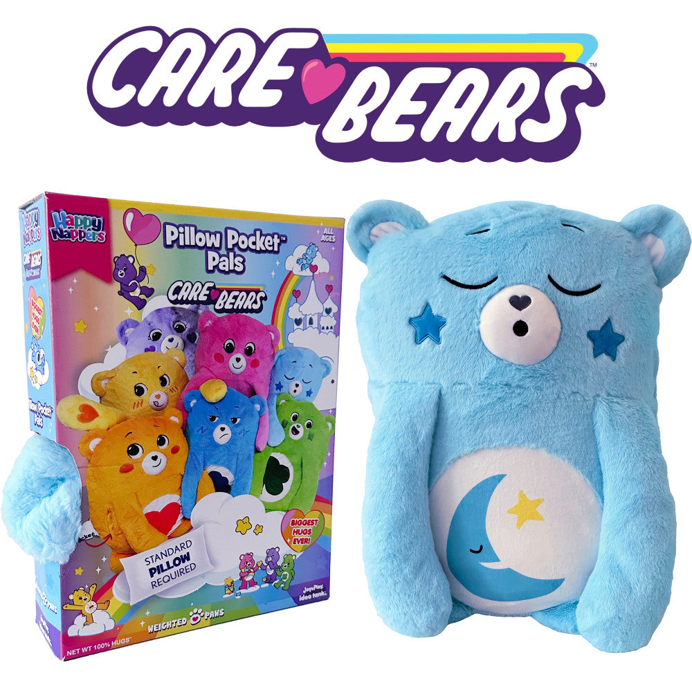 Happy Nappers Care Bears Bedtime Bear Pillow Pocket Pal - Image 6
