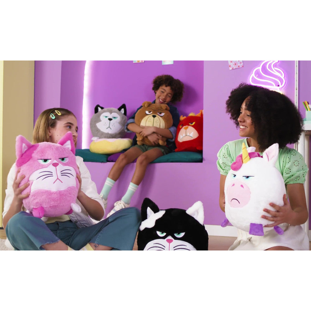 Hangry Petz Lucy Pink Cat 12 inch Interactive Plush - Image 6
