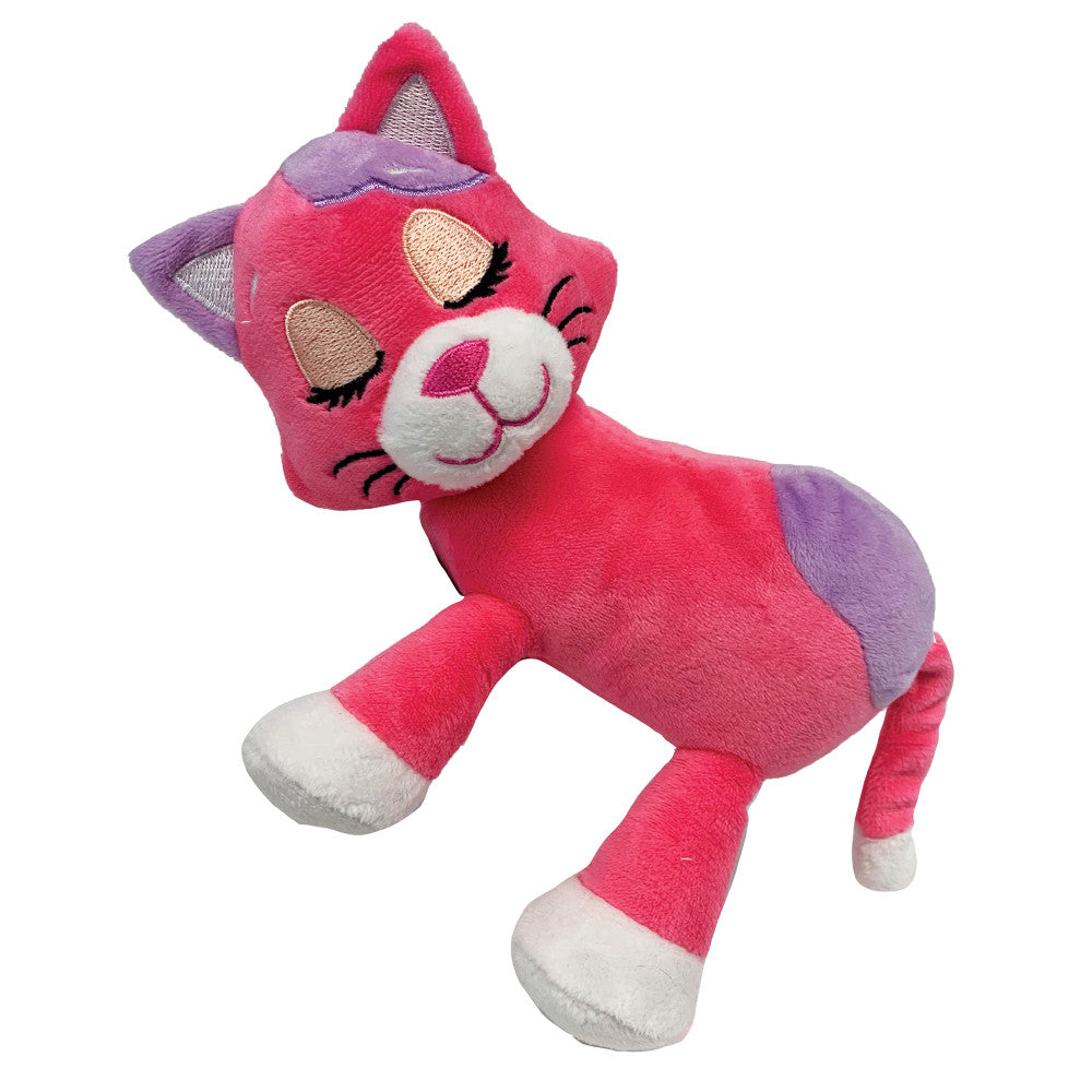 Happy Nappers Lullabrites 10 inch Interactive Pink Cat Moon Pet Plush