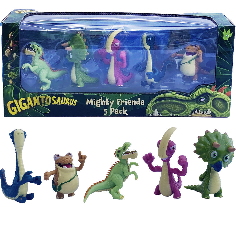 Gigantosaurus: Mighty Friends - 5 Pack Mini 2" Dinosaur Figures - Image 5