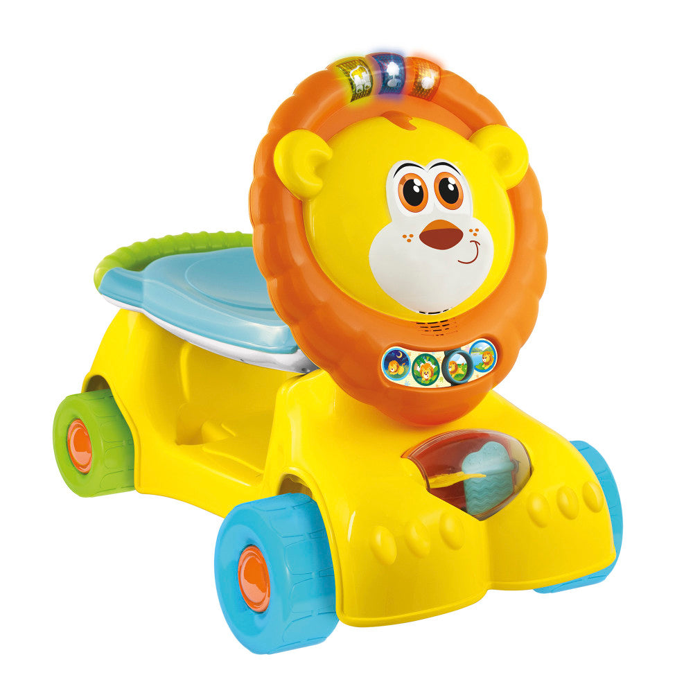 Winfun - 3-In-1 Grow-With-Me Lion Scooter - Interactive Ride