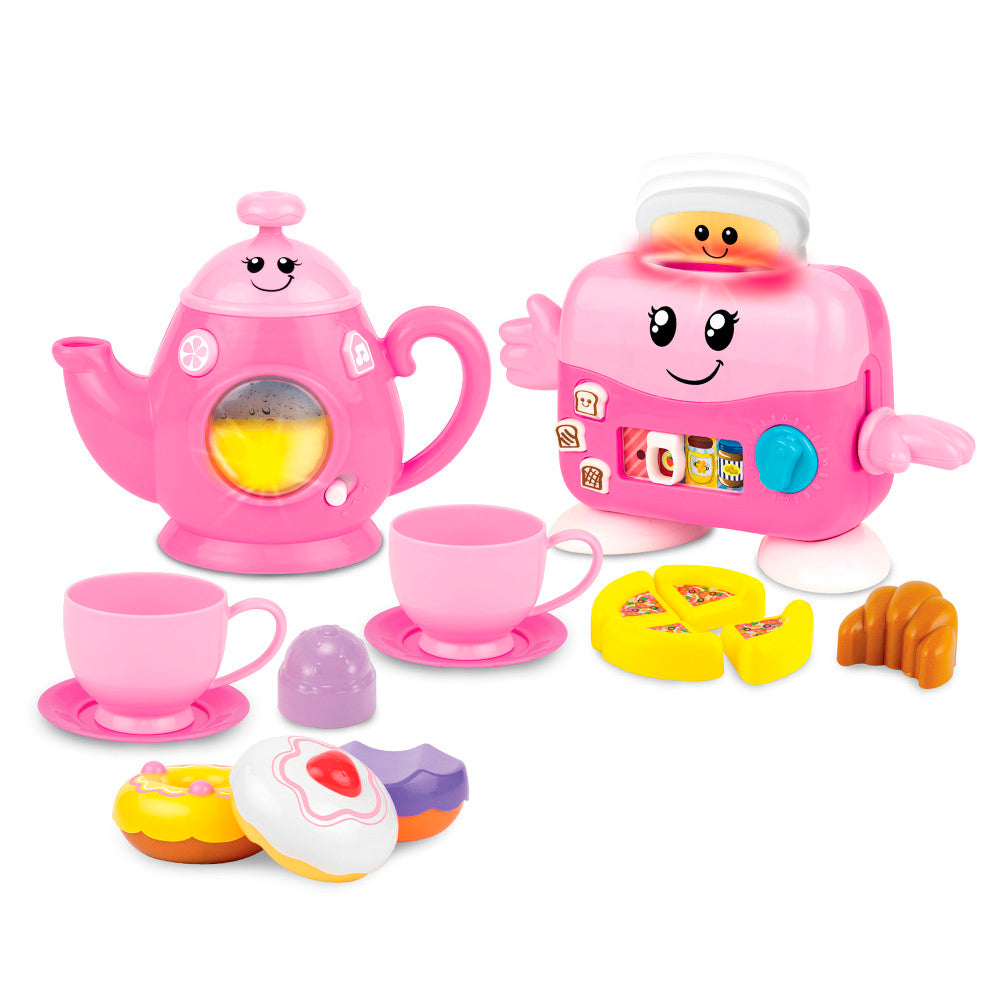 Winfun Mycook Master Toast 'N Fun Tea Set – Pink