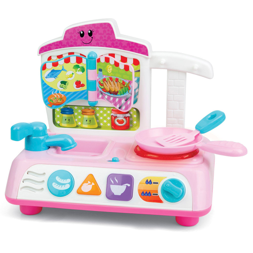 Winfun MyCook Master Kitchen Playset - Pink with Lights & Sounds