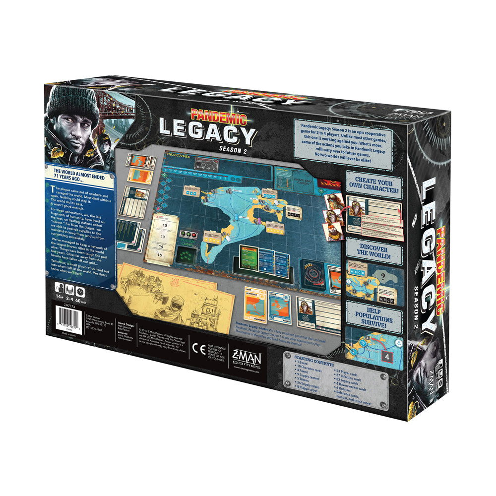 Alternative view of Z-Man Games Pandemic: Legacy Season 2, Black Edition Board Game