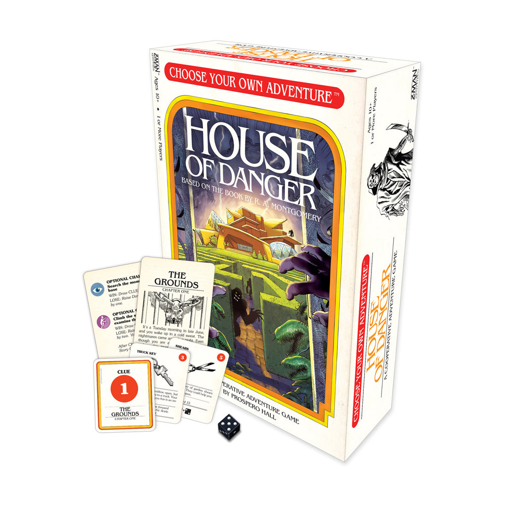 Alternative view of Choose Your Own Adventure: House of Danger Board Game by Z-Man Games