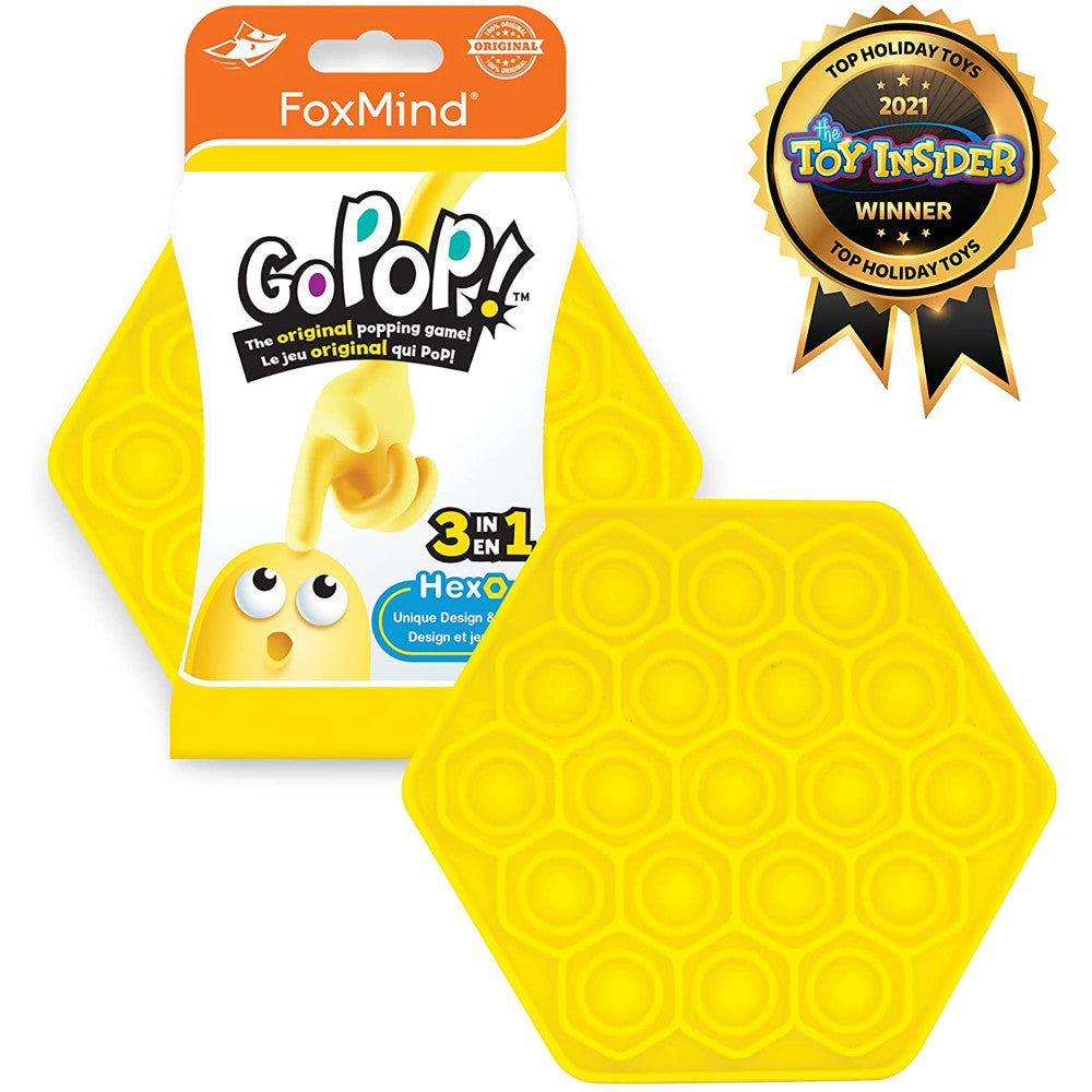 Alternative view of FoxMind Go Pop! Hexo Yellow - Strategic Bubble Popping Game