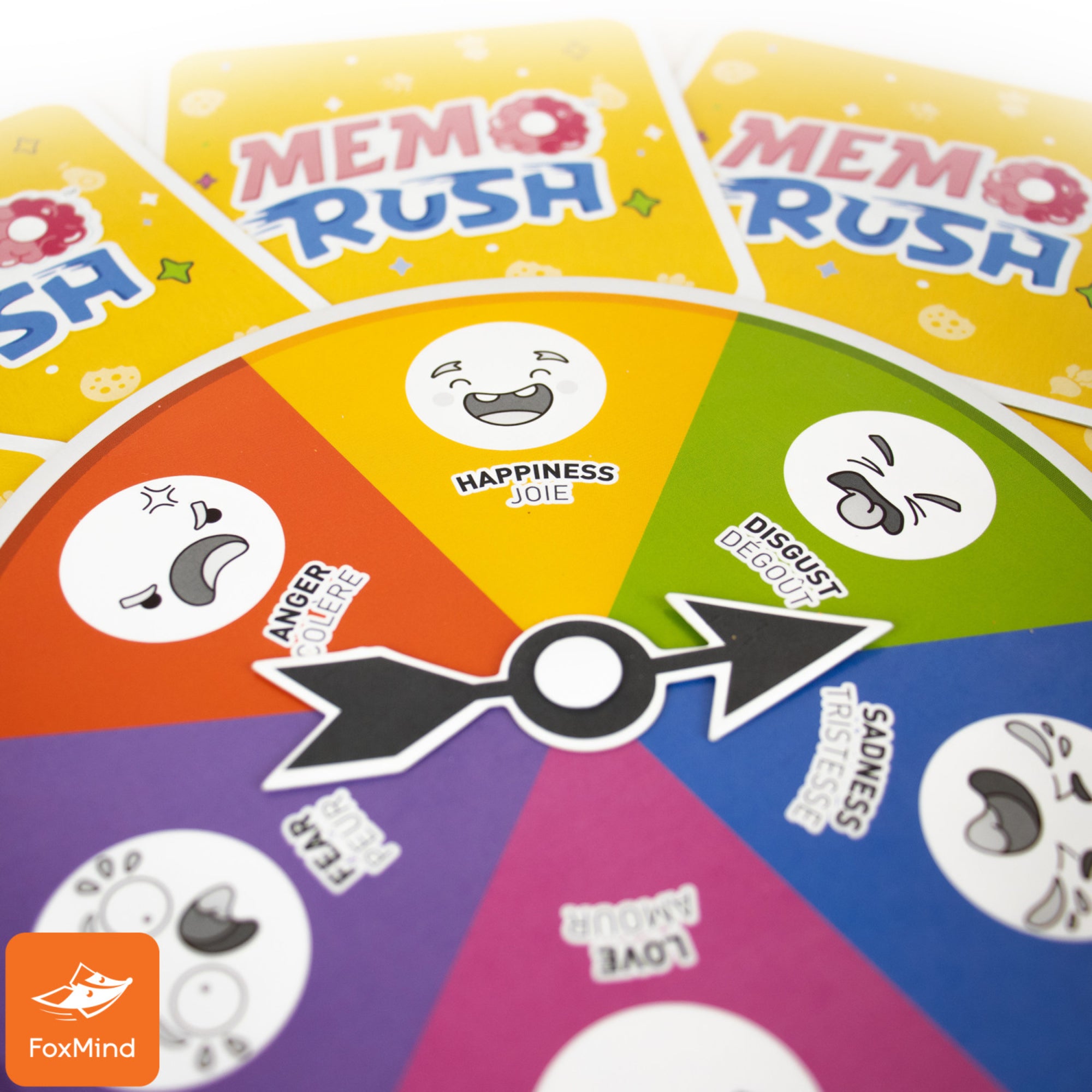Memo Rush - FoxMind Matching Memory Emotion Game for Family Game Night - Image 4
