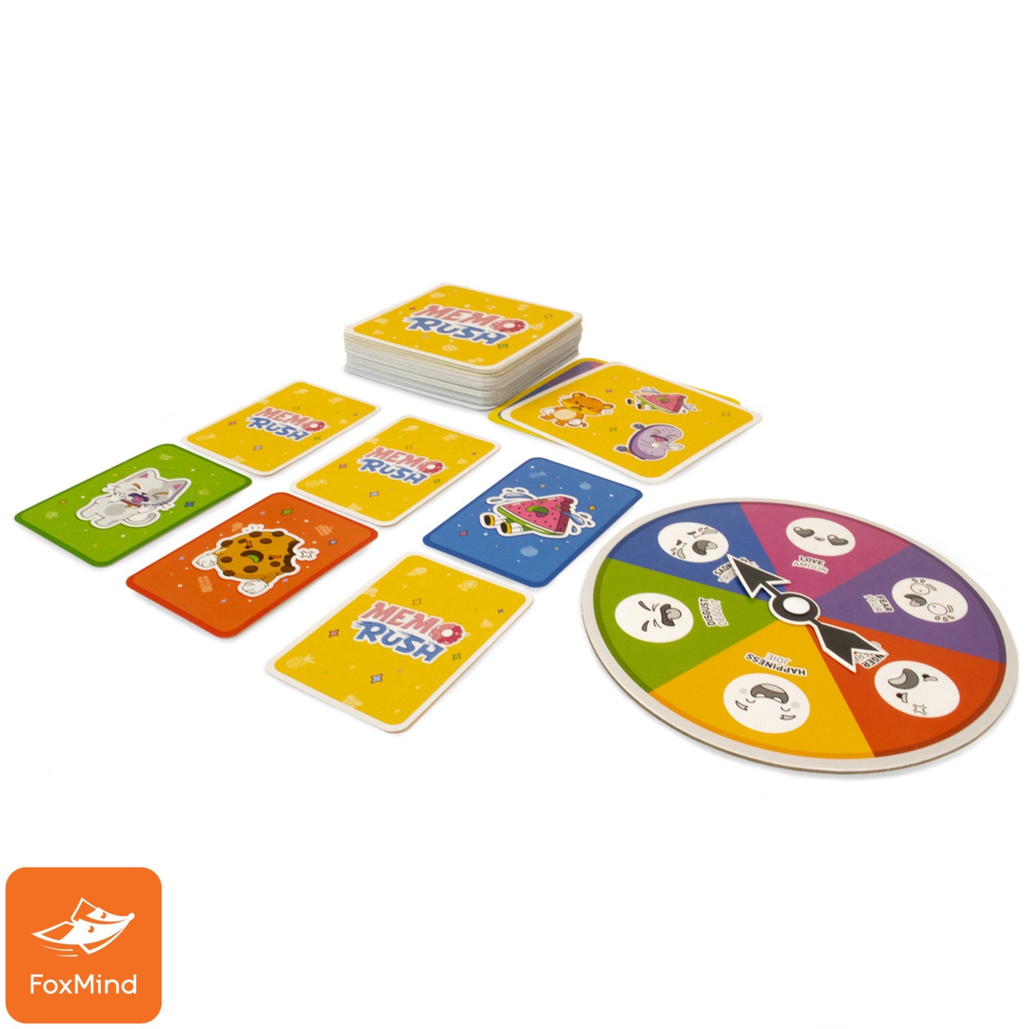 Memo Rush - FoxMind Matching Memory Emotion Game for Family Game Night - Image 7