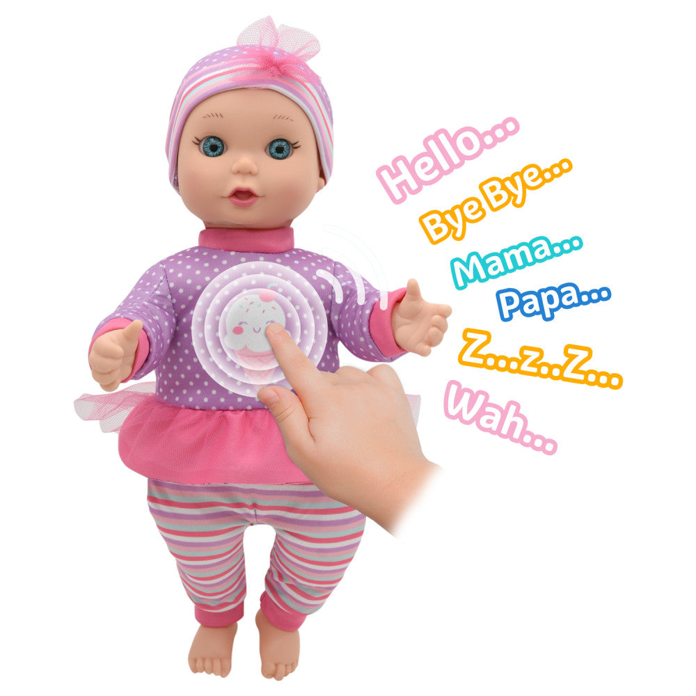 Alternative view of Toys R Us 12-inch Little Darling Talking Baby Doll