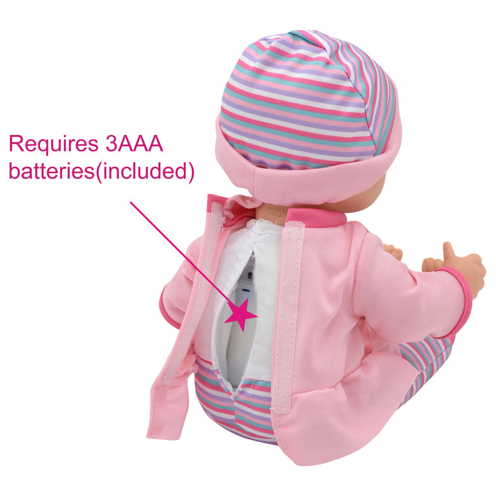 Alternative view of Little Darlings 12-inch - Fun With Keys Baby Doll - Seahorse Ensemble