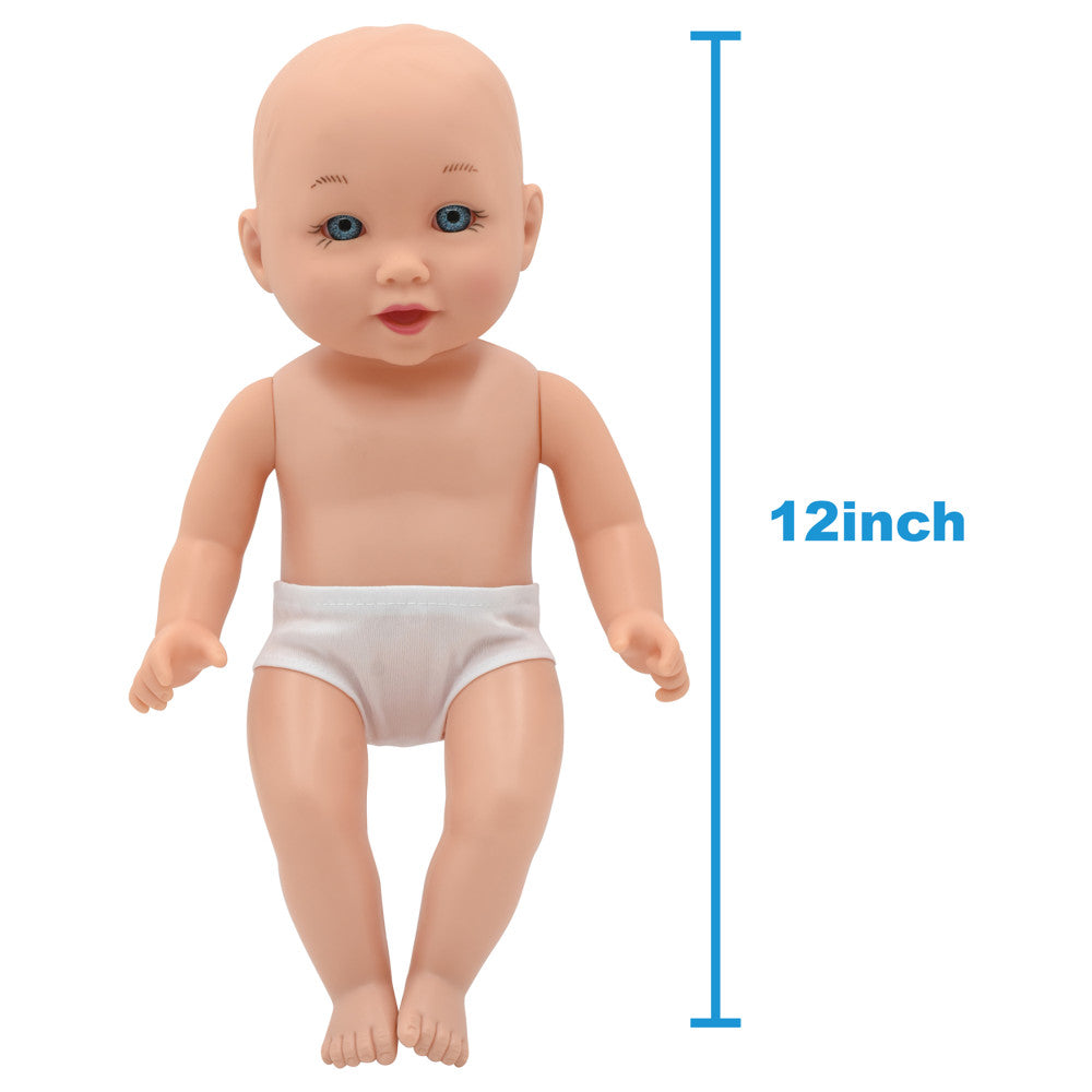 Alternative view of Little Darlings 12-inch Wash N' Play Baby Set with Unicorn Cover-Up