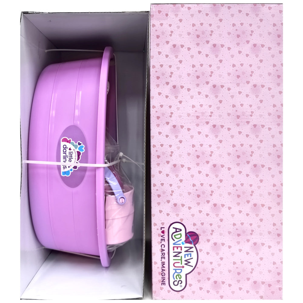 Little Darlings 12-inch Wash N' Play Baby Set with Unicorn Cover-Up - Image 5