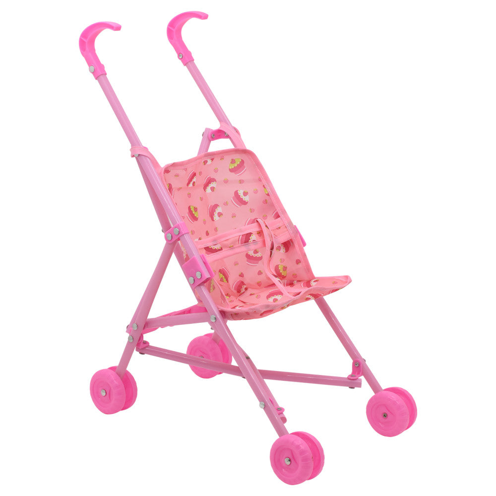 Little Darlings: Out For A Stroll - Cupcake Lollipop Pink & Blue Ensemble - Image 5