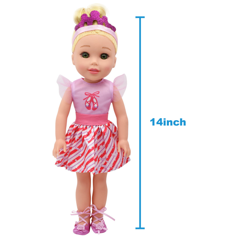 Style Dreamers 14" Ballet Set - Blonde Hair Hard Body Doll
