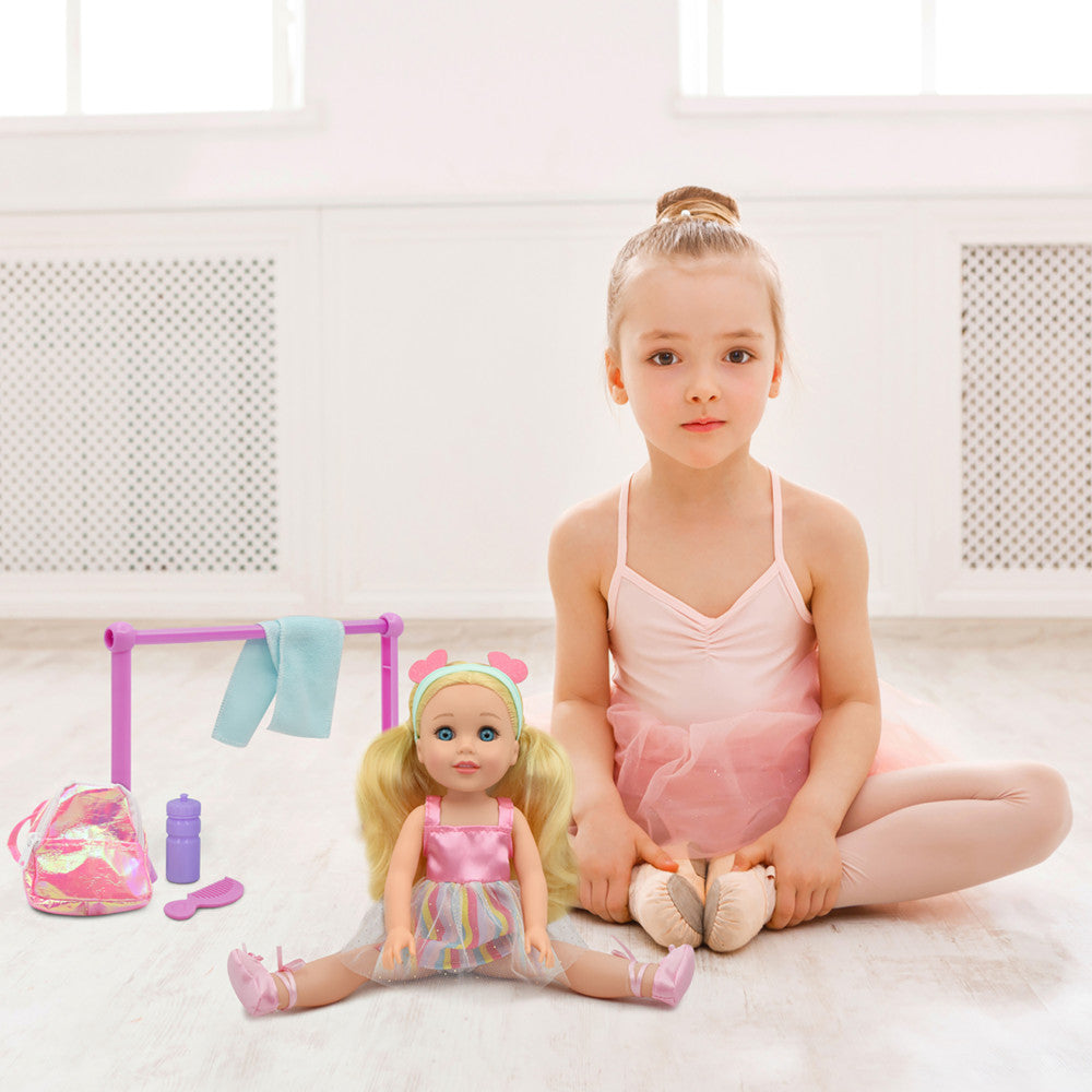Style Dreamers 14" Ballet Set - Blonde Hair Hard Body Doll - Image 4