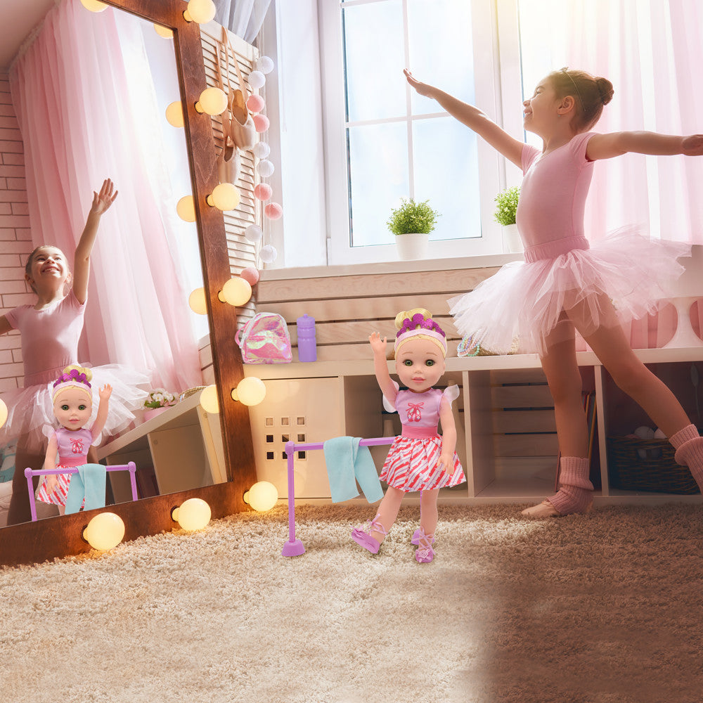 Style Dreamers 14" Ballet Set - Blonde Hair Hard Body Doll - Image 5
