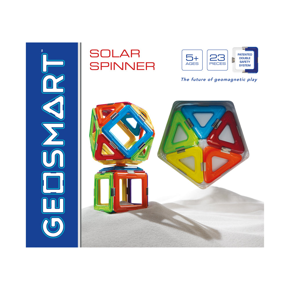 Alternative view of GeoSmart Solar Spinner - Magnetic Building Set - 23 Pieces
