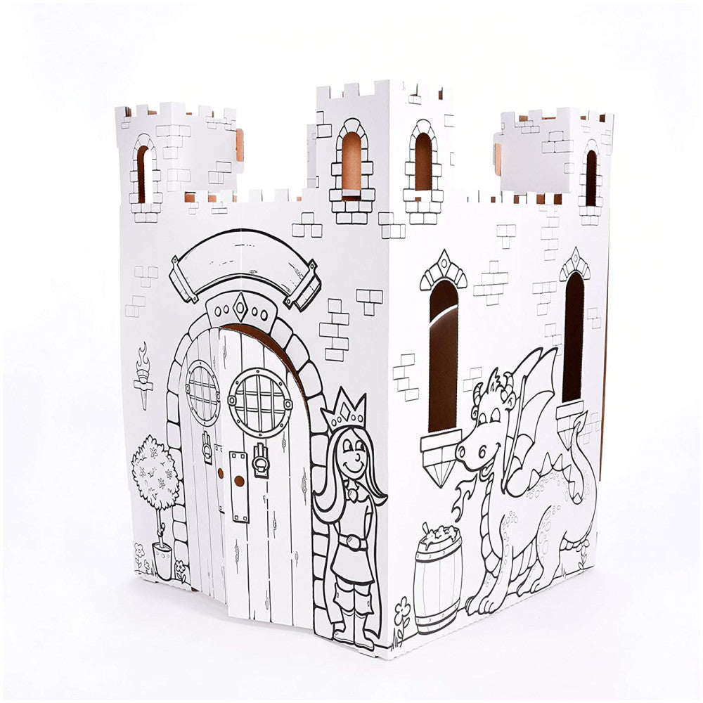 Alternative view of Easy Playhouse Fairy Tale Castle - Creative Cardboard Fort for Kids