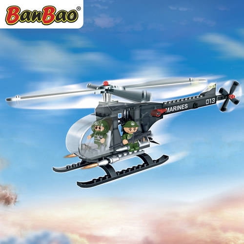 Alternative view of BanBao World Defense Force - M2 Helicopter Building Kit, 90 Pieces