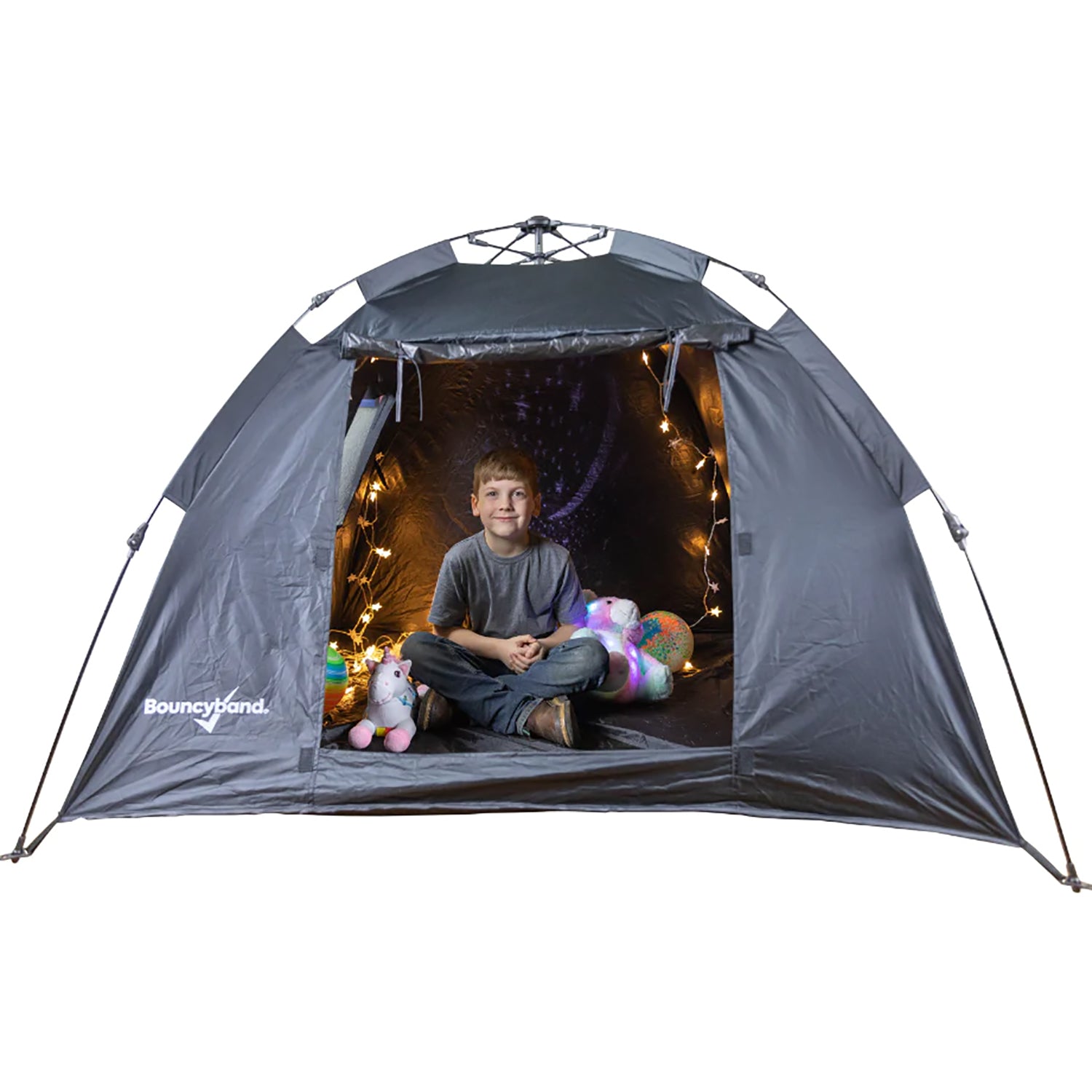 Alternative view of Bouncyband Pop-Up Portable Sensory Dark Den for Kids
