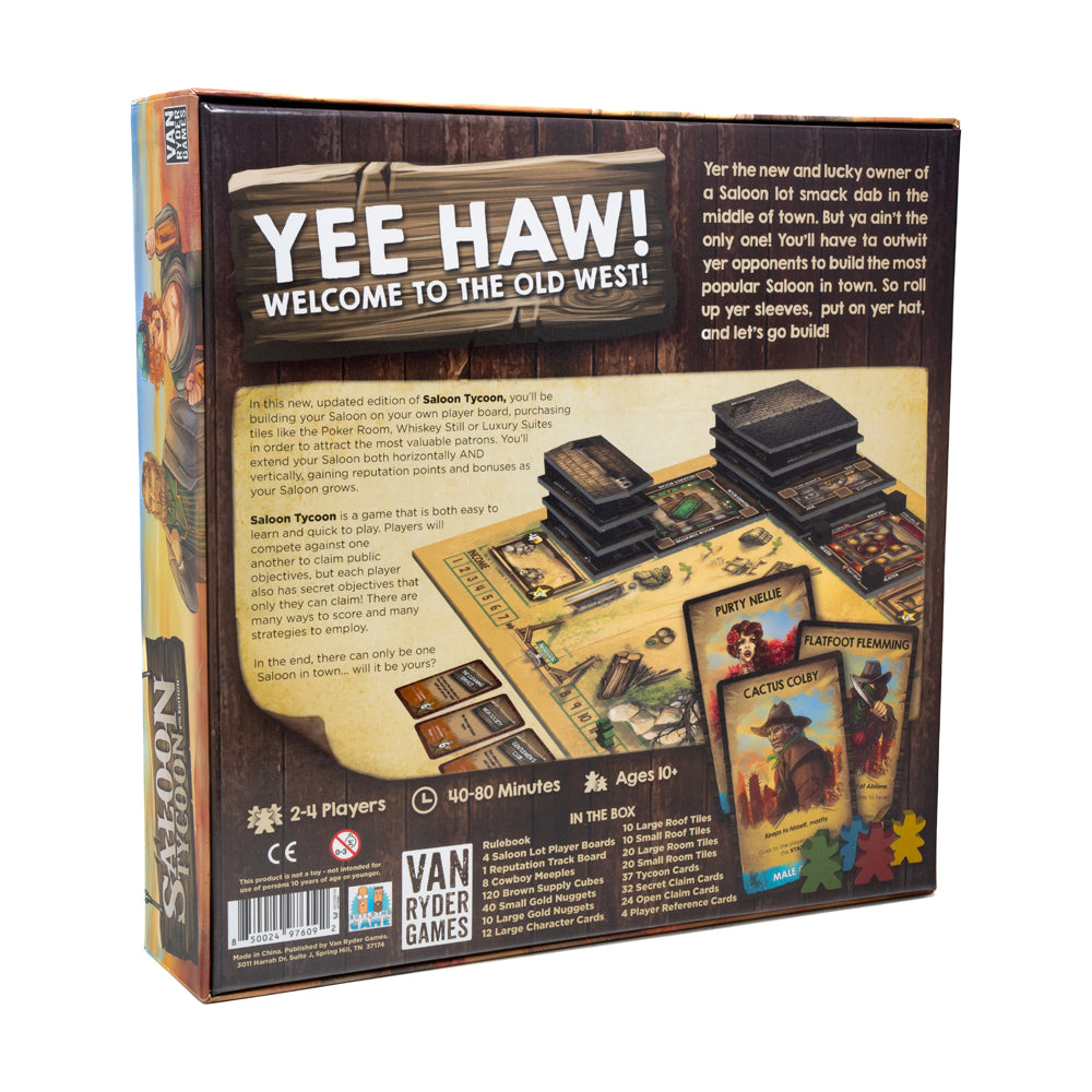 Saloon Tycoon 2nd Edition Strategy Board Game - Image 3