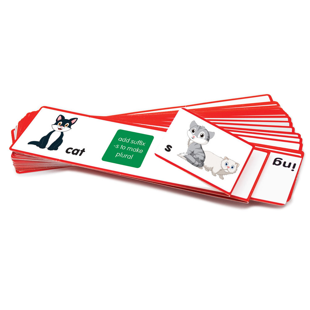 Junior Learning Suffix Flashcards - Educational Spelling Game - Image 3