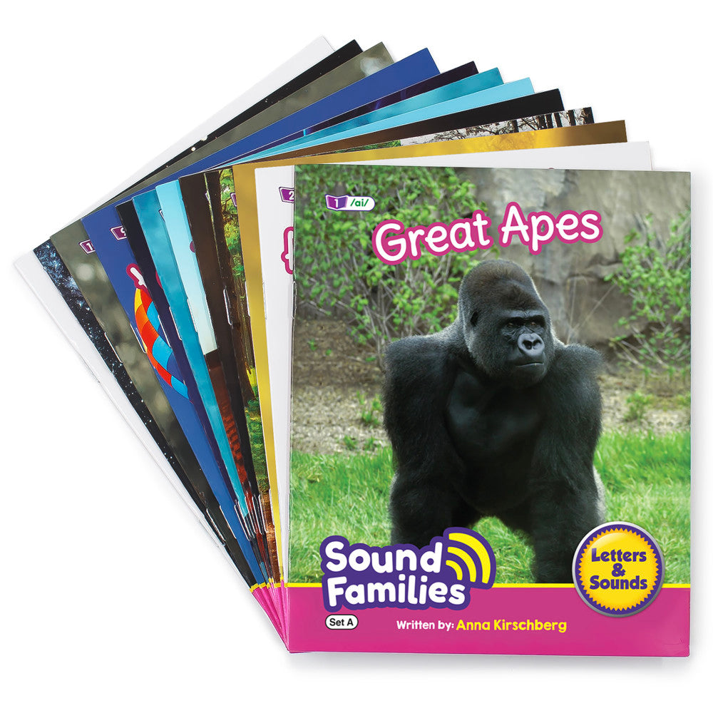 Alternative view of Junior Learning 12-Piece Decodable Readers Set - Long Vowels Non-Fiction