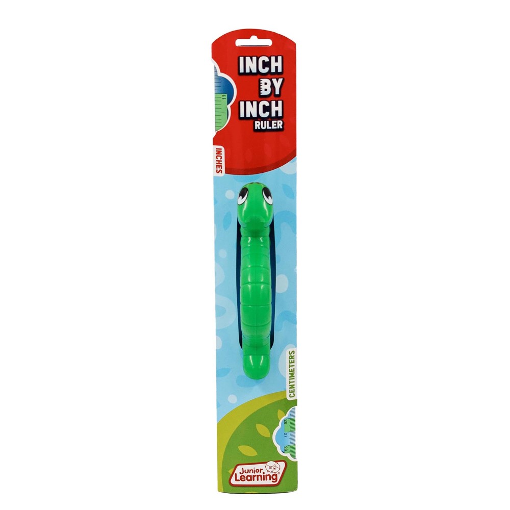 Junior Learning Inch By Inch Ruler - Dual Measurement Learning Tool