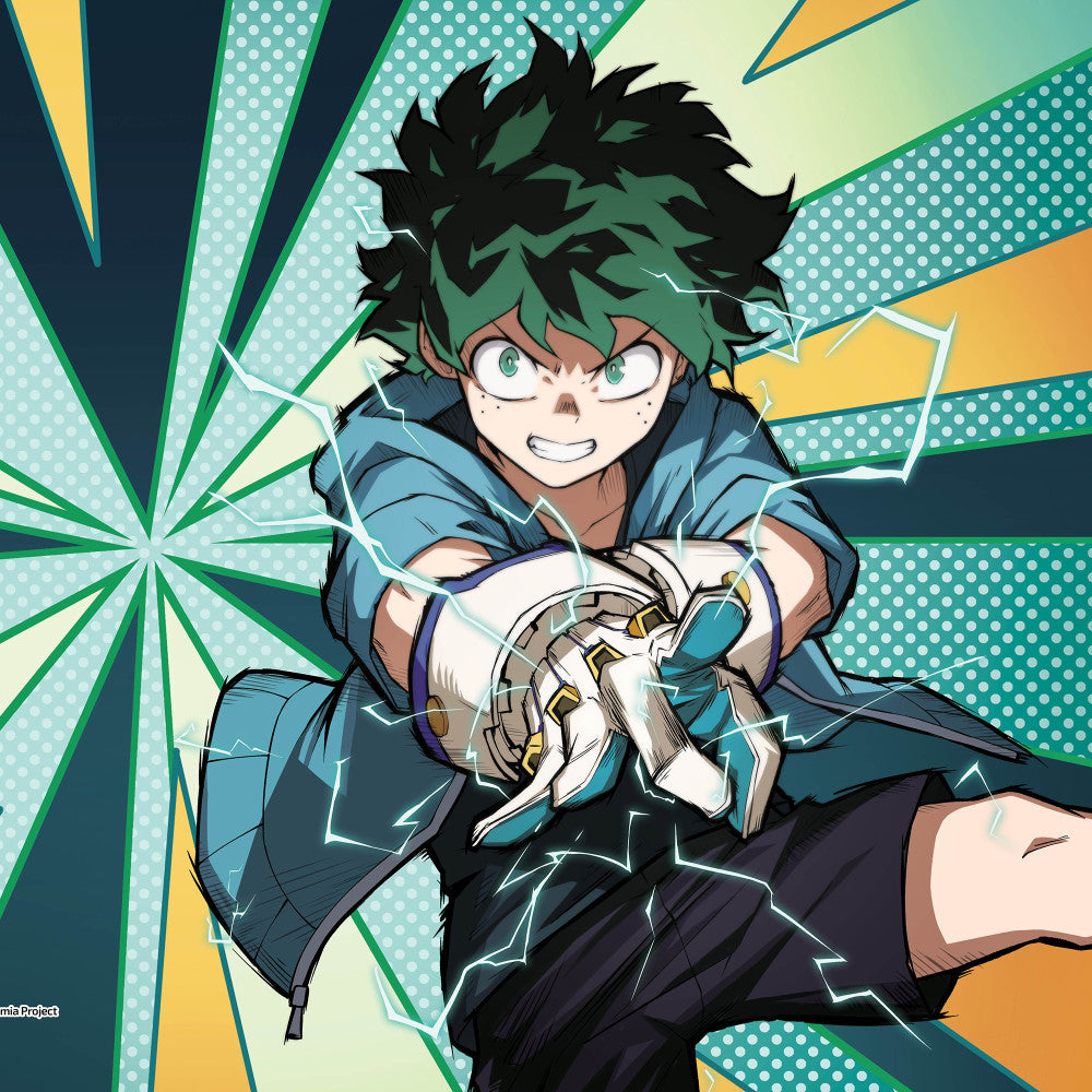 UVS Games My Hero Academia CCG Jet Burn Izuku Midoriya 24x14 Playmat - Image 3