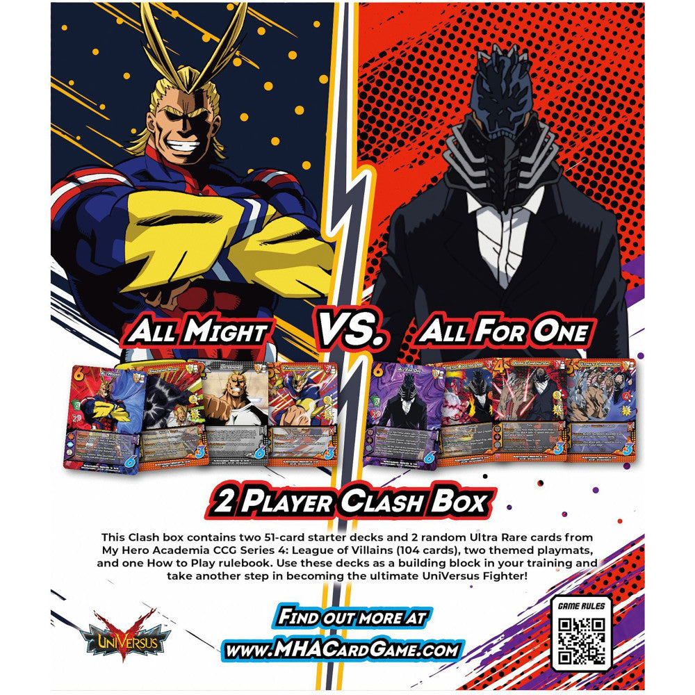Alternative view of My Hero Academia CCG Series 4: All Might Vs All For One Duel Set