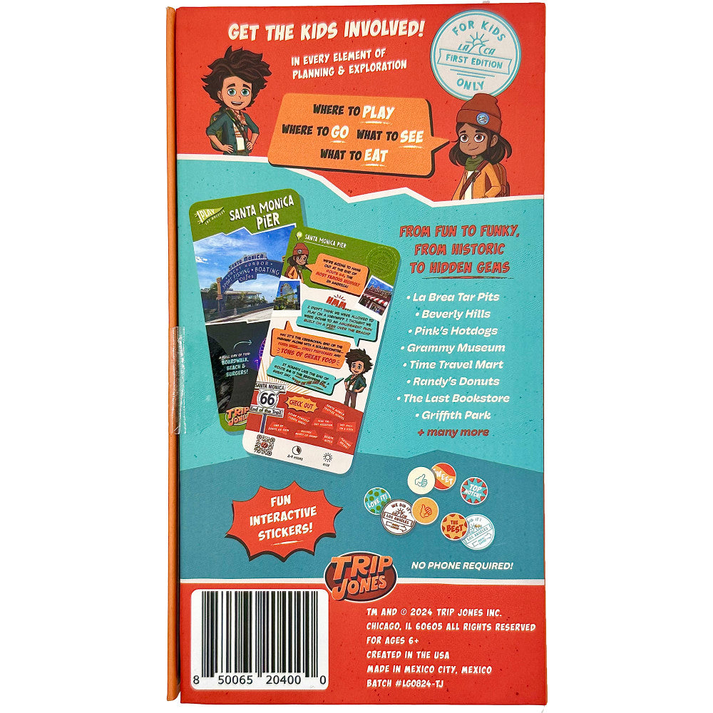 Alternative view of Trip Jones: Los Angeles Adventure - Kids' Collectible Cards, Age 6+