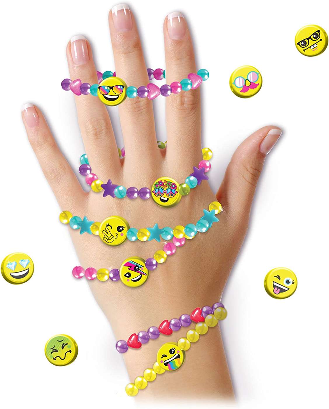 Only 4 Girls Emoji Bead Jewelry Making Kit
