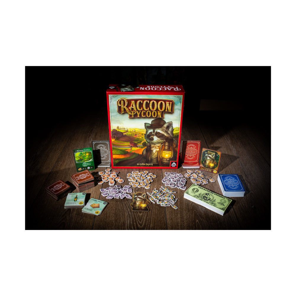 Raccoon Tycoon Strategic Board Game by Forbidden Games - Image 3