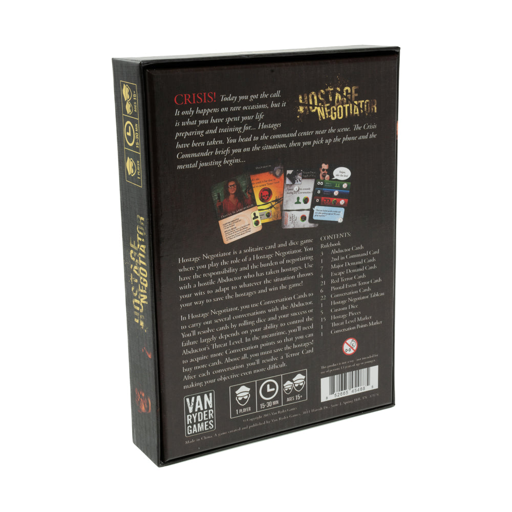 Hostage Negotiator Solo Strategy Card Game - Image 3