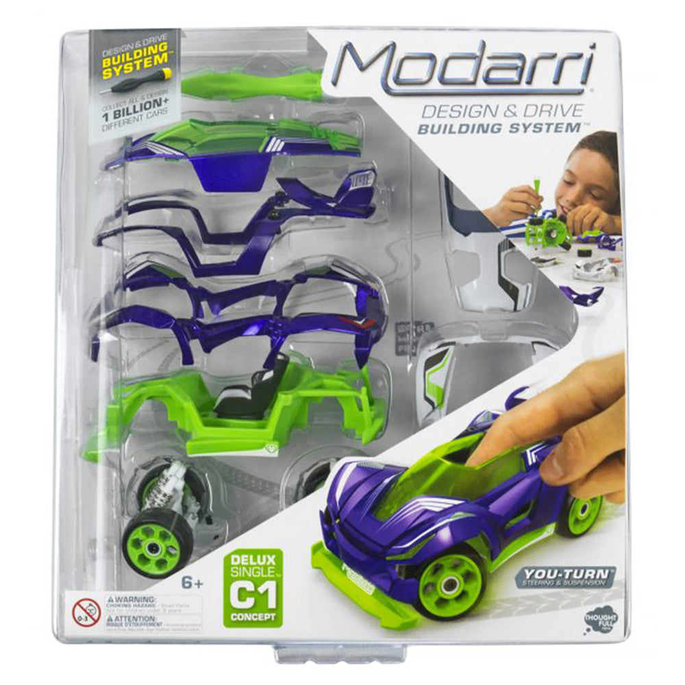 Alternative view of Modarri C1 Concept Car Deluxe DIY Toy - Build & Drive Experience for Kids 6+