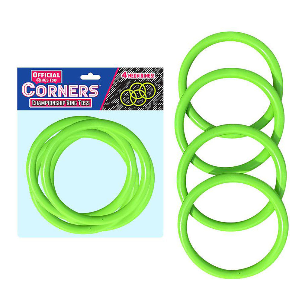 Alternative view of Corners Championship 4pc Green Ring Toss Set - Outdoor & Indoor Fun