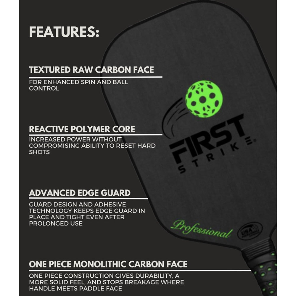 Alternative view of First Strike Pickleball Professional Elongated Paddle, 16.4 x 7.5"