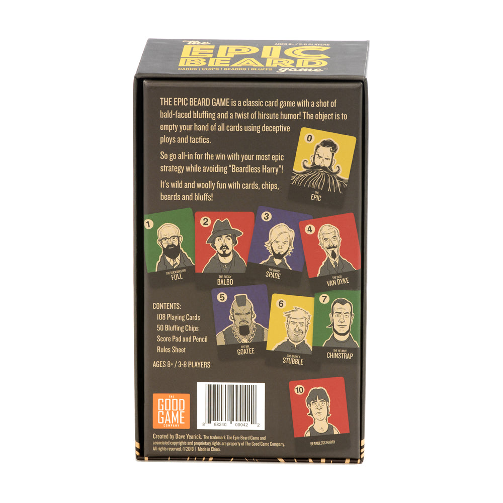 Alternative view of The Epic Beard Game Family Bluffing Card Game