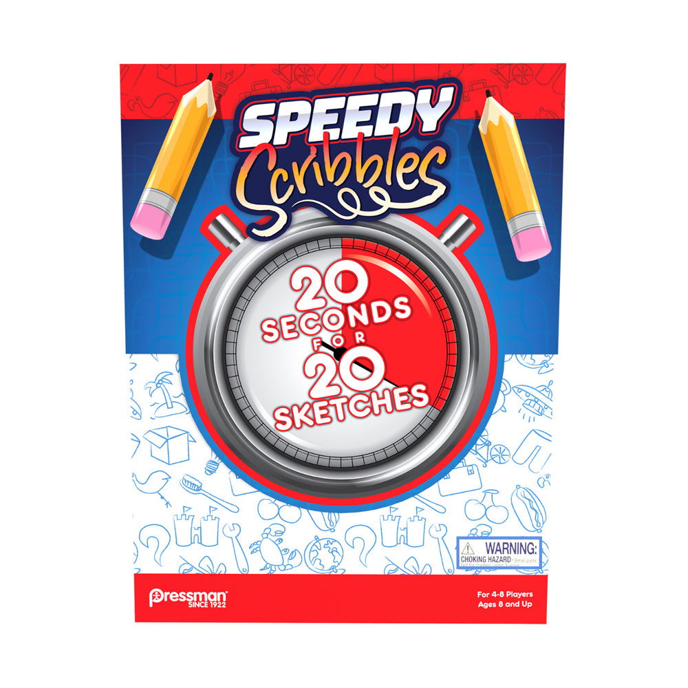 Alternative view of Speedy Scribbles Family Drawing Game by Pressman Toy