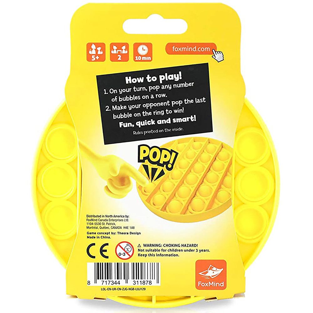 FoxMind Games Last One Lost Portable Strategy Game, Yellow - Image 3