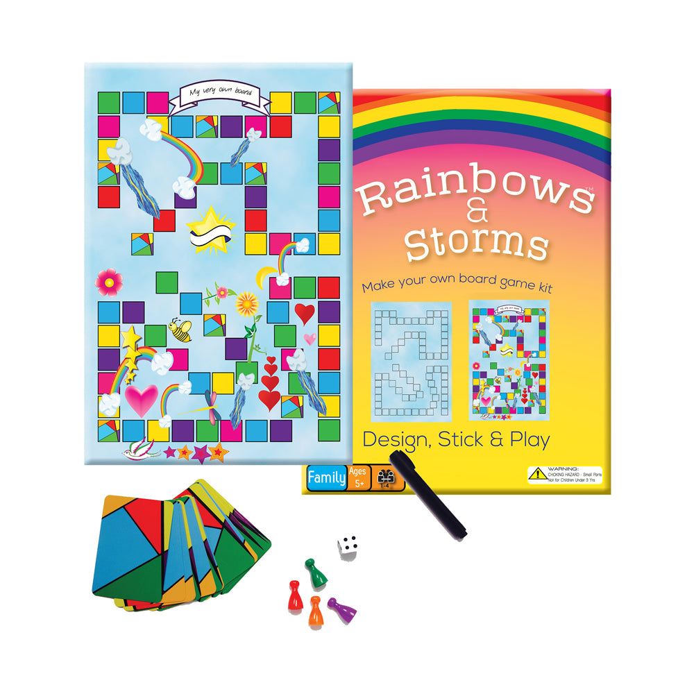 Rainbows & Storms Family Board Game by Griddly Games - Image 2
