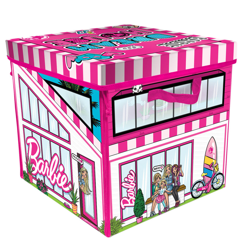 Alternative view of Tara Toy Barbie ZipBin Dreamhouse Playset and Storage Box