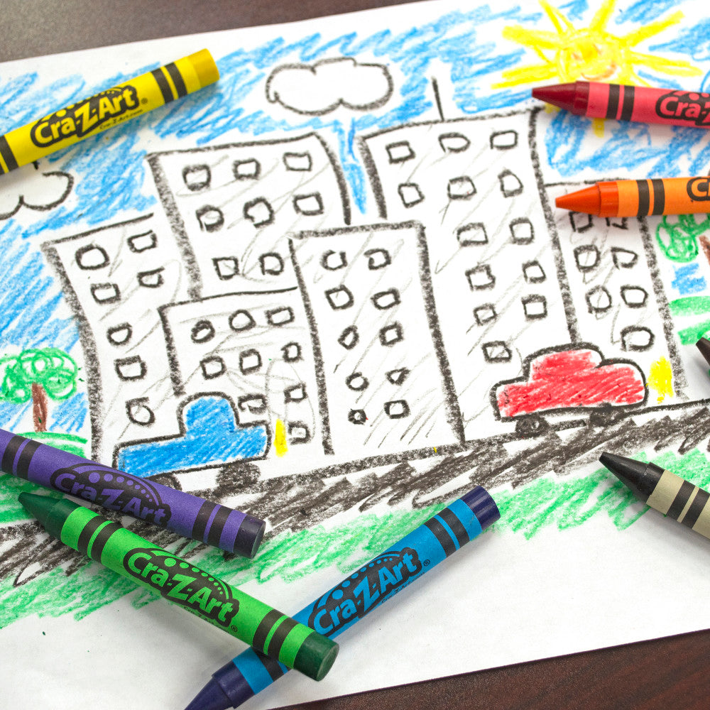 Cra-Z-Art Jumbo Crayons Classroom Pack - 400 Count, 8 Vibrant Colors - Image 3