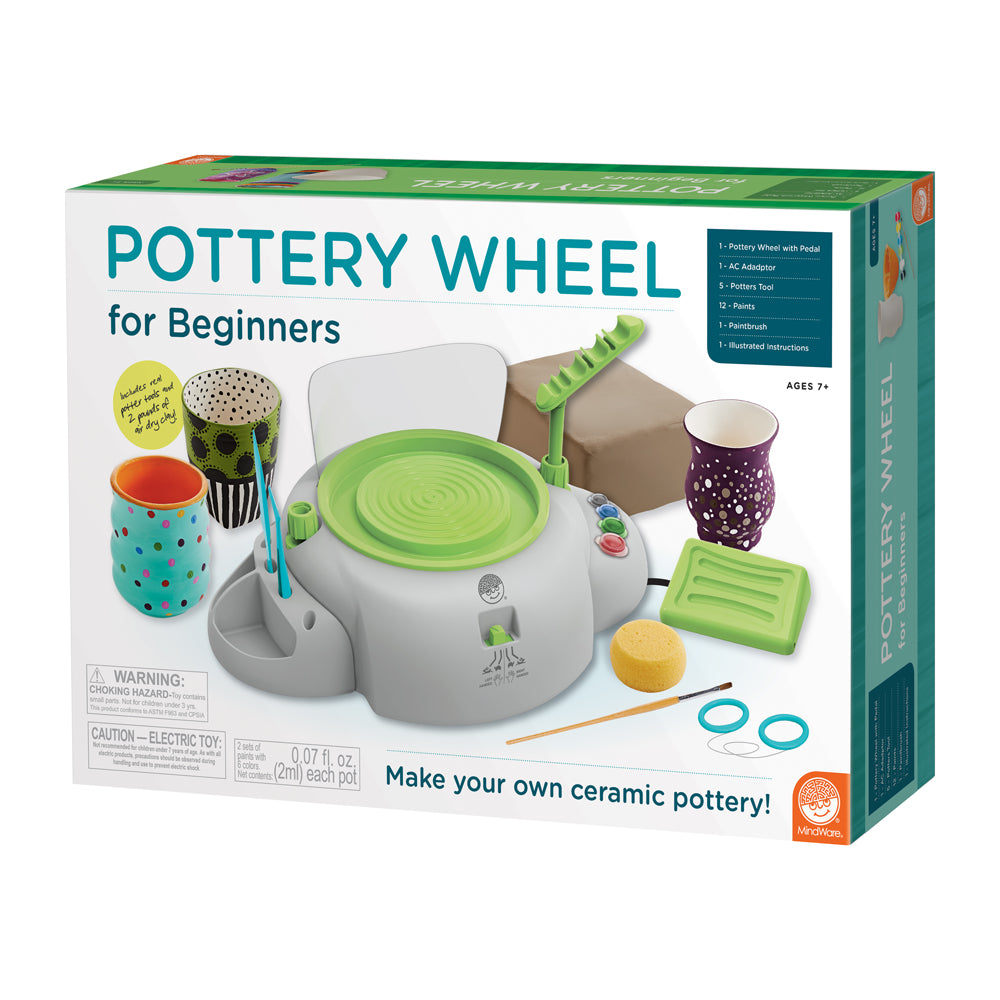 Alternative view of MindWare Creative Studio Pottery Wheel Kit with Foot Pedal